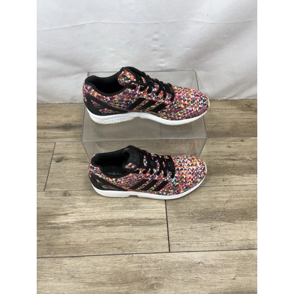 Adidas ZX Flux Torsion Prism Running Shoes Mens Size 8.5‎ Multicolor Sneakers